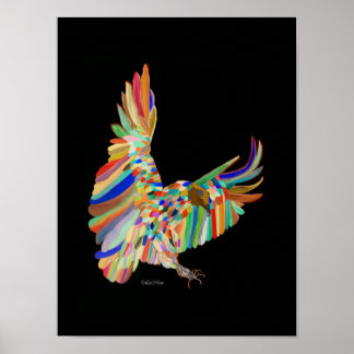 Poster Ailes arc-en-ciel Dessin de LeeMarie