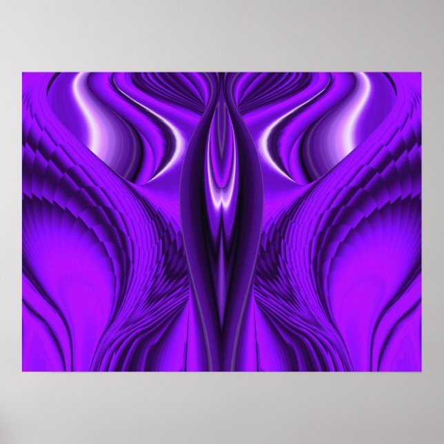 Poster Ailes d'ange violettes (Devant)