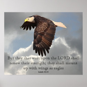 POSTER AILES EN TANT QU'AIGLES