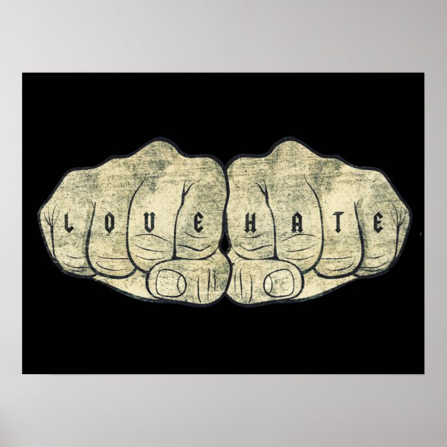 Poster Aimer & haïr le tatouage (Devant)