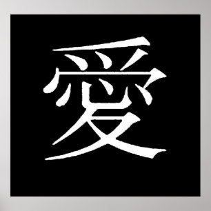 POSTER AIMER LA LANGUE CHINOISE SYMBOLES MOTS EXPRESSIONS