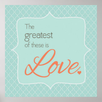 Poster Aimer l'aqua et le mur de corail