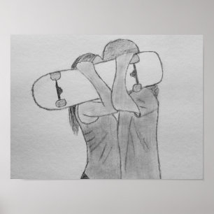Poster Aimer le patinage