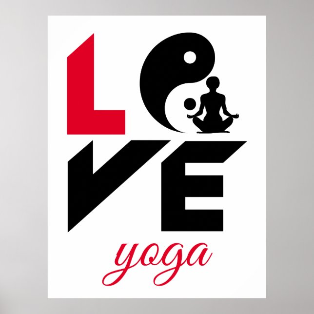 Poster Aimer le yoga (Devant)