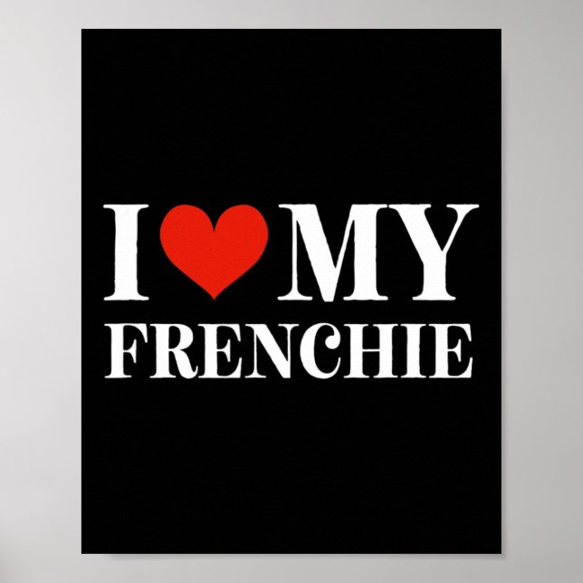 Poster Aimer mon Frenchie (Devant)