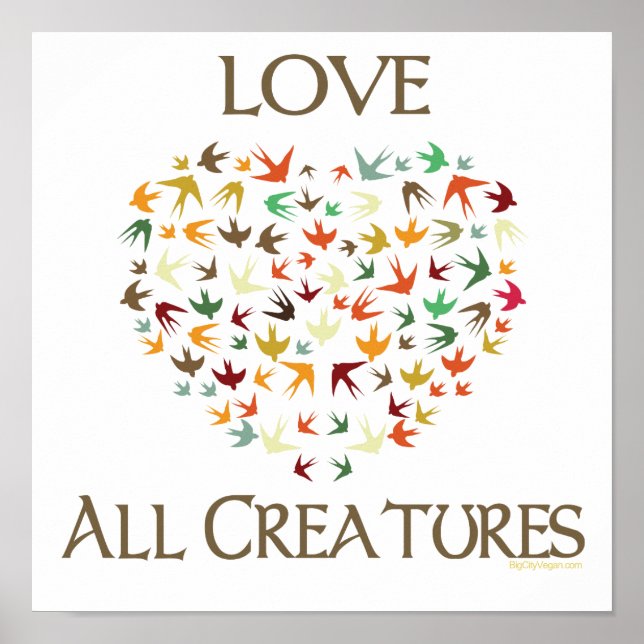 Poster Aimer toutes les créatures (Devant)