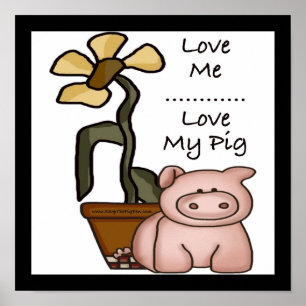 Poster Aimez-Moi...Aimez Mon Cochon