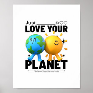 Poster Aimez simplement votre planète 