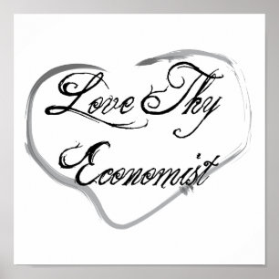 Poster Aimez votre économiste