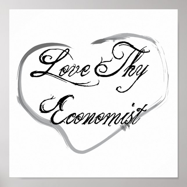 Poster Aimez votre économiste (Devant)