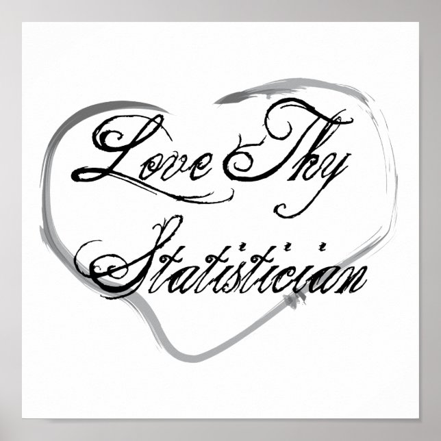 Poster Aimez votre statisticien (Devant)