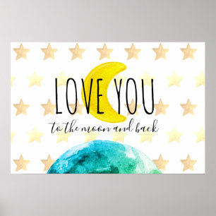 Poster "Aimez-vous à la Lune et retour"