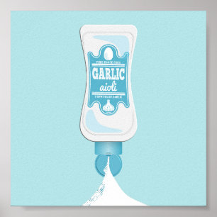 Poster Aioli d'ail