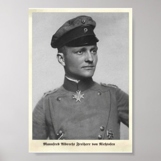 Poster Air Aces : Mannfred von Richtofen - Le Baron Rouge (Devant)