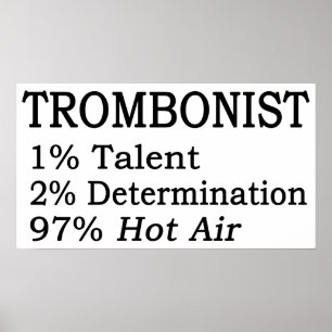 Poster Air chaud de Trombonistt