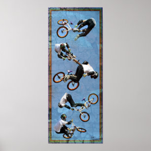 Poster Air de vélo de rad, Copyright Karen J. Williams
