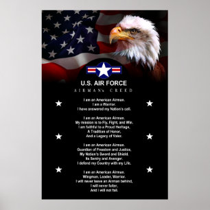 Poster Air Force AIRMAN'S Creed