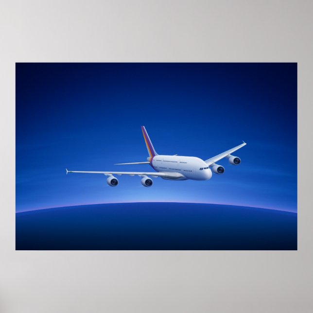 Poster Airbus A380 (Devant)