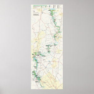 Poster Aire de loisirs de ressortissant de la rivière