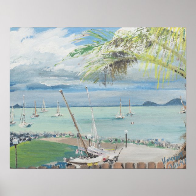 Poster Airlie Beach Australie. 1998 (Devant)