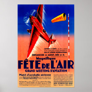 Poster Airshow avec Haryse Hilsz Poste Promotionnelle