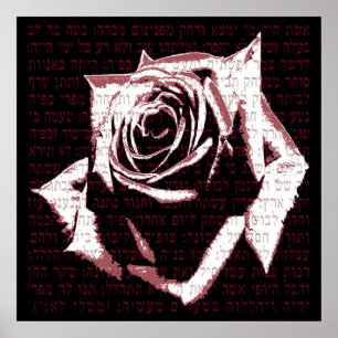 Poster Aishet Chayil - Femme de la vaillance sur le Rose