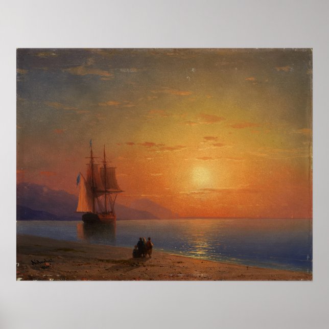 Poster Aivazovsky - Meer (Devant)