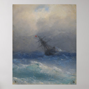 Poster Aivazovsky - naufrage