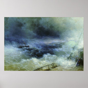 Poster Aivazovsky - Océan 1896