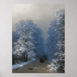 Poster Aivazovsky - Paysage hivernal