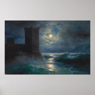 Poster Aivazovsky - Tours Génoïques En Mer Noire