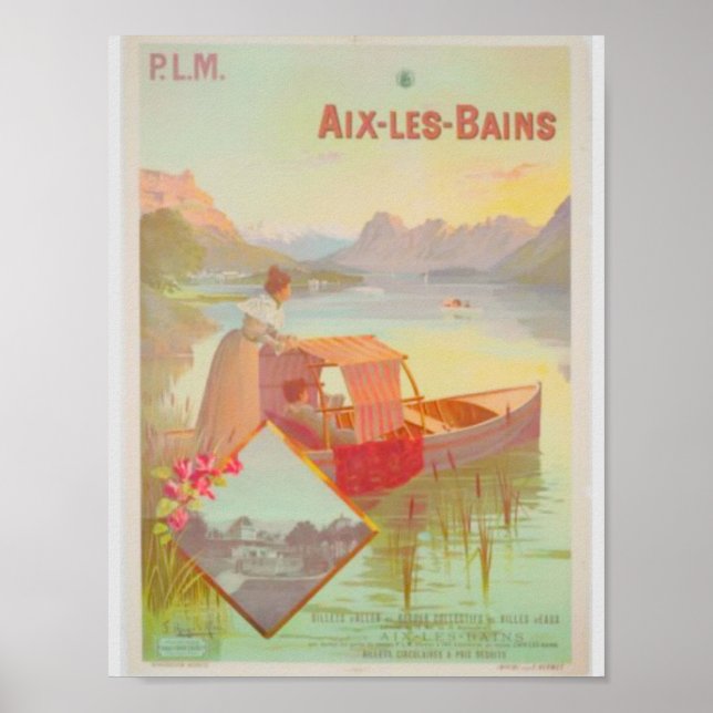 Poster Aix Les Bains France (Devant)