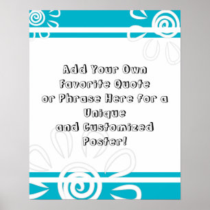 Poster Ajouter Votre Devis Personnalisé Fleurs Fleurs Ble