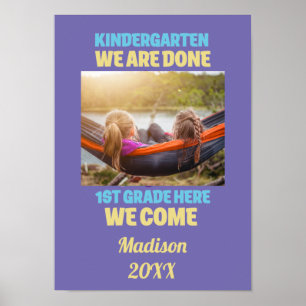 Poster Ajouter votre photo Kindergarten Graduation 1ère a