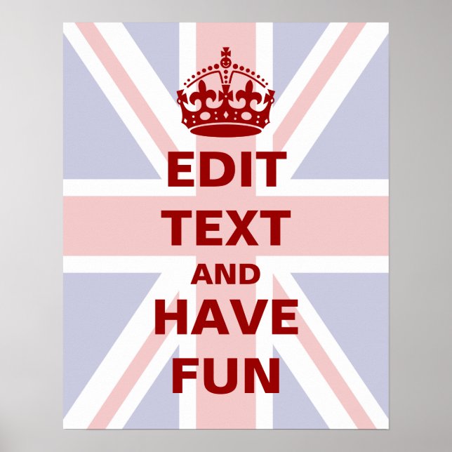 Poster Ajoutez votre propre texte ici ! (Devant)