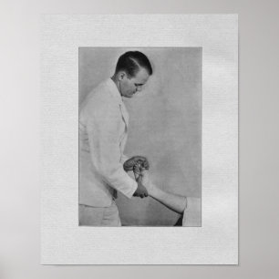 Poster Ajustement d'extrême chiropratique Vintage Imprime