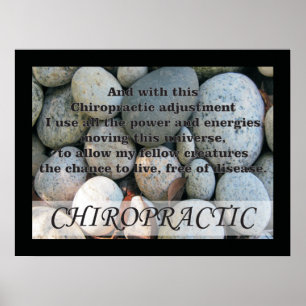 Poster Ajustements chiropratiques Citations Citations Déc