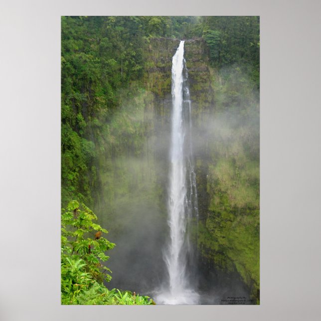 Poster Akaka Falls - Hawaii (Devant)