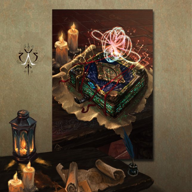 Poster Akasha Codex - mystical esoteric fantasy art (Créateur téléchargé)