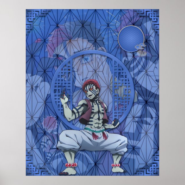 Poster Akaza Upper Moon 3 (Devant)