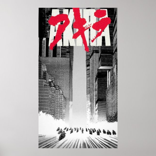 Poster Akira Kaneda Shotaro anime manga (Devant)