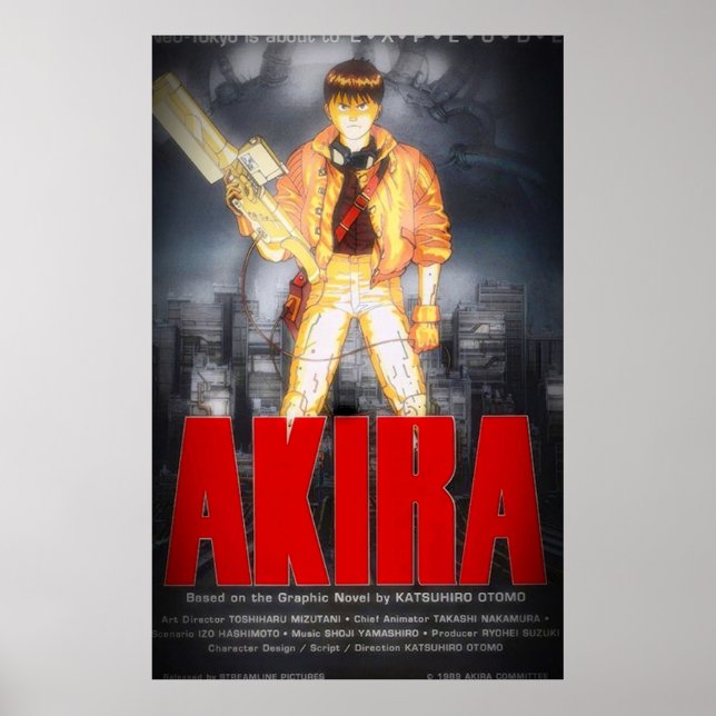 Poster Akira Movie Dark (Devant)