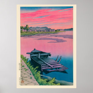 Poster Akita Tsuchizaki par Kawase Hasui