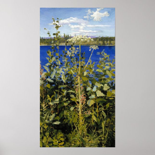 Poster Akseli Gallen-Kallela - Angelica sauvage (Devant)