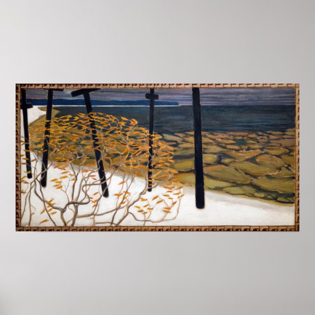 Poster Akseli Gallen-Kallela - Automne (Devant)