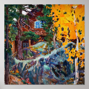 Poster Akseli Gallen-Kallela - Kalela à l'automne