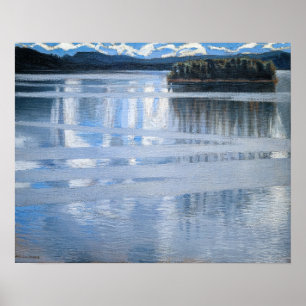 Poster Akseli Gallen-Kallela - Lac Keitele