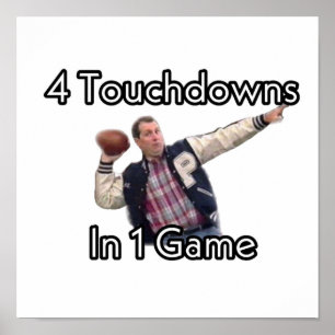 Poster Al Bundy 4 Touchdowns en 1 jeu
