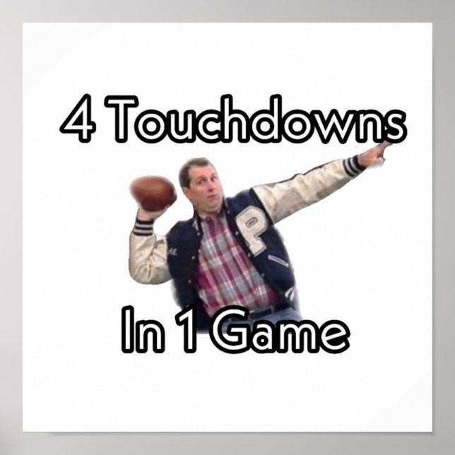 Poster Al Bundy 4 Touchdowns en 1 jeu (Devant)