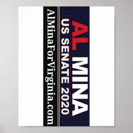 Poster Al Mina US Senate Merchandises